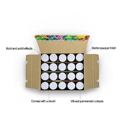 Camel Poster Colour Set - 20 Shades (Multicolor) | Vibrant Water & Oil Paints for Beginners thumbnail 6