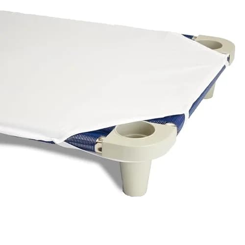 Rollee Pollee Microfiber Cot Sheets 52" x 23" (6-Pack, White) | Secure Fit for Daycare Cots thumbnail 3