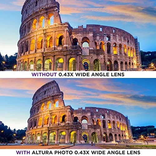 Altura Photo 55mm Wide Angle Lens with Macro | 0.43x Expansion for Nikon & Sony Cameras thumbnail 6