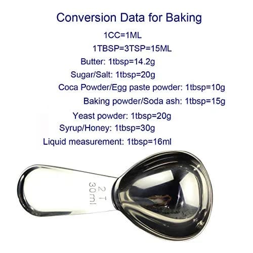 CoaGu 30ml (2Tbsp) Stainless Steel Coffee Scoop | Precise Brewing & Baking thumbnail 2