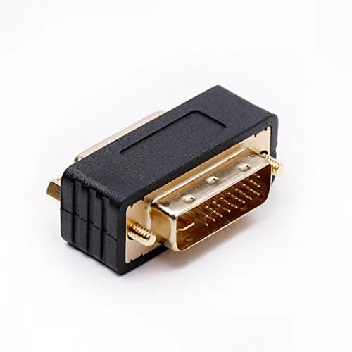 Arnorin DVI-D Male to DVI-I Female Port Saver Adapter 4.3cm (1.7in) | Gold Plated Connector thumbnail 1