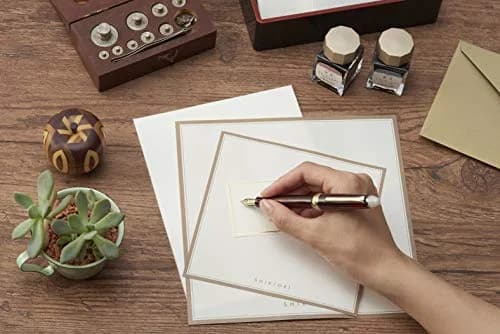 Sailor Four Seasons Weave Fountain Pen, Moon and Night Water Frost Night, Fine Point, 17mm (0.7in) Diameter thumbnail 6