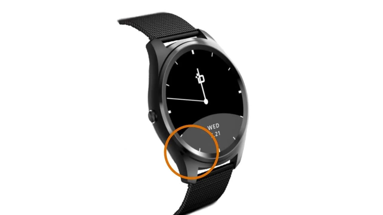 Beantech Fusion Smart Watch for Apple/Android Phones, Black Stainless Steel Strap | Classic Design with IPS Touch Screen - view 2