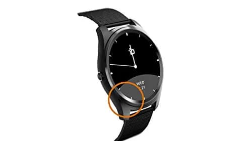 Beantech Fusion Smart Watch for Apple/Android Phones, Black Stainless Steel Strap | Classic Design with IPS Touch Screen thumbnail 2