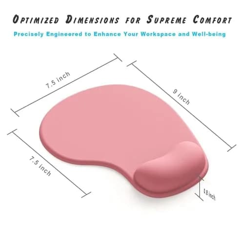 DEMON CHEST Office Mousepad with Gel Wrist Support | Ergonomic Gaming Desk Mat for Laptop & Computer thumbnail 7