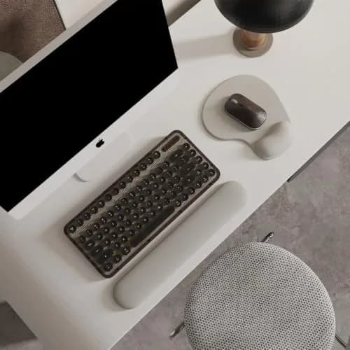 DEMON CHEST Office Mousepad with Gel Wrist Support | Ergonomic Gaming Desk Mat for Laptop & Computer thumbnail 2