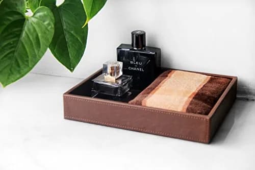 HofferRuffer Decorative Vanity Tray 25.9cm x 21.3cm x 4.6cm | Organize Your Space with Style thumbnail 5
