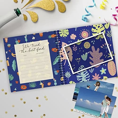 Pillow & Toast Honeymoon Travel Journal 8 x 8 inches | Memory Album for Couples & Anniversary thumbnail 7