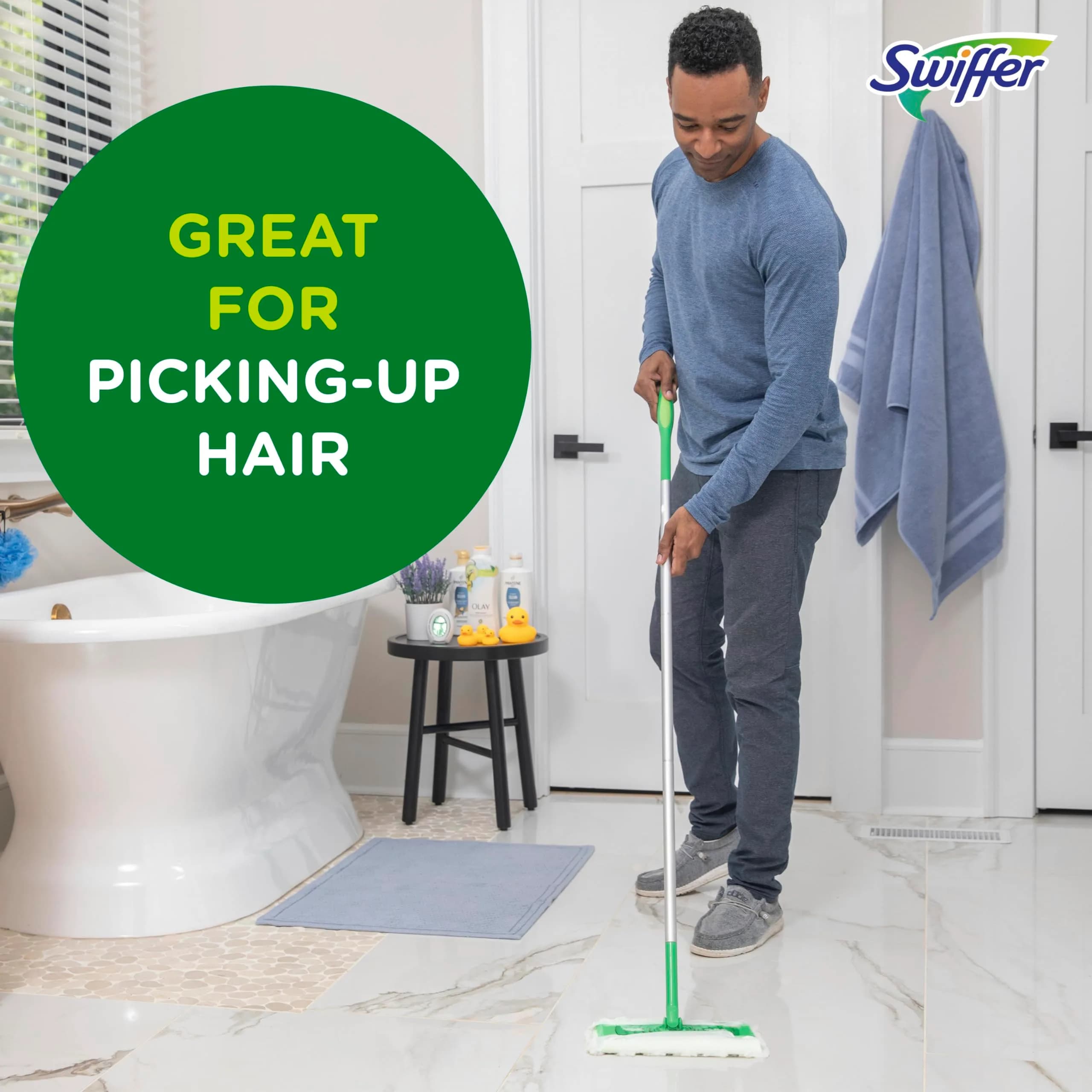Swiffer Sweeper Dry Sweeping Pad Refills, 52 Count (1.1 kg) | Traps & Locks Dirt, Hair, Pet Dander - view 8