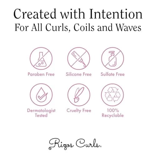 Rizos Curls Curl Defining Cream for Wavy, Curly, Coily Hair – Frizz Control, Defines, Softens, Moisturizes, Adds Shine for 1a–4c Hair Types – Sulfate & Paraben thumbnail 7