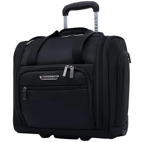 TPRC 15” Underseat Carry-On Luggage with USB Port | Airline Approved Compact Travel Bag (70-120c) thumbnail 2