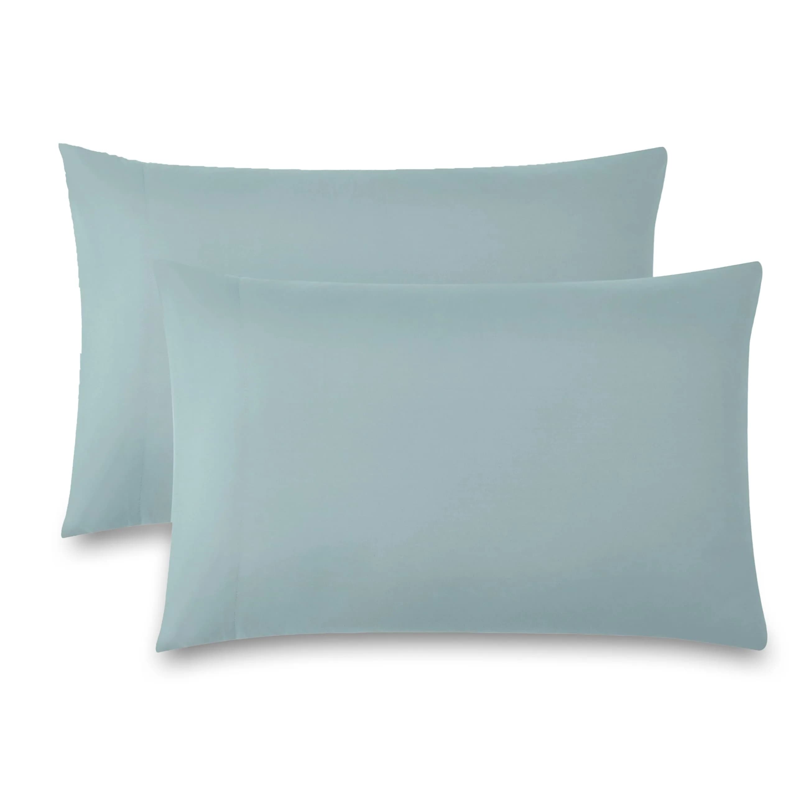 Southshore Fine Living 2-Piece King Ultra-Soft Pillow Cases, Sky Blue | Microfiber, Envelope Closure