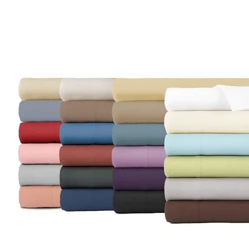 Southshore Fine Living 2-Piece King Ultra-Soft Pillow Cases, Sky Blue | Microfiber, Envelope Closure thumbnail 5