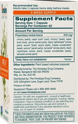Himalaya LiverCare Herbal Liver Support Supplement 375 mg (42 Count) | Promotes Detox & Waste Elimination thumbnail 2