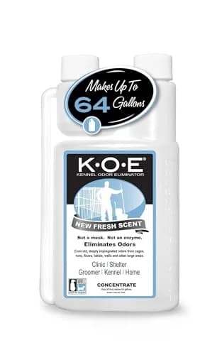 Odorcide K.O.E. Kennel Odor Eliminator Concentrate 480ml (16 Fl Oz) | Professional Strength Odor Neutralizer — Fresh Scent