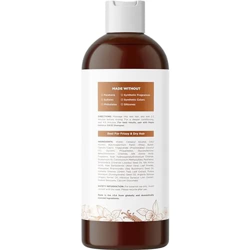 Maple Holistics Silk18 Conditioner for Damaged Hair - 473ml (16 Fl Oz) | Deeply Moisturizing for Dry, Curly, Frizzy Hair thumbnail 4