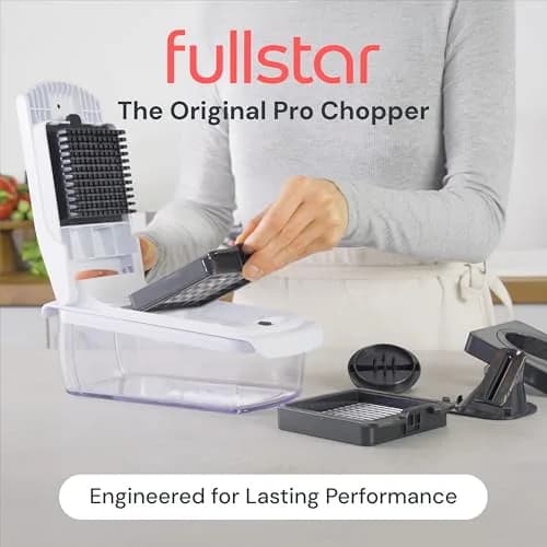 Fullstar Pro Original Vegetable Chopper & Spiralizer 1.2L (4 Cups) | Fast & Safe Kitchen Prep thumbnail 2