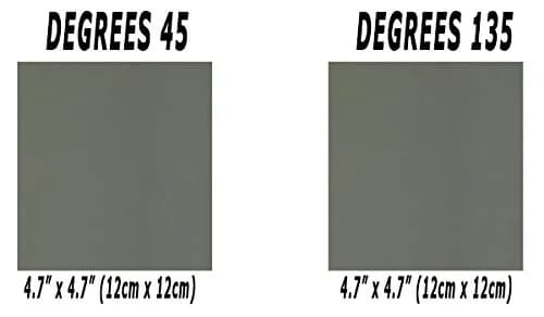 N/A 3D Circular Polarizer Pair of Sheets - Left and Right Eye | DIY 3D glasses, optics experiments, high transmission thumbnail 1