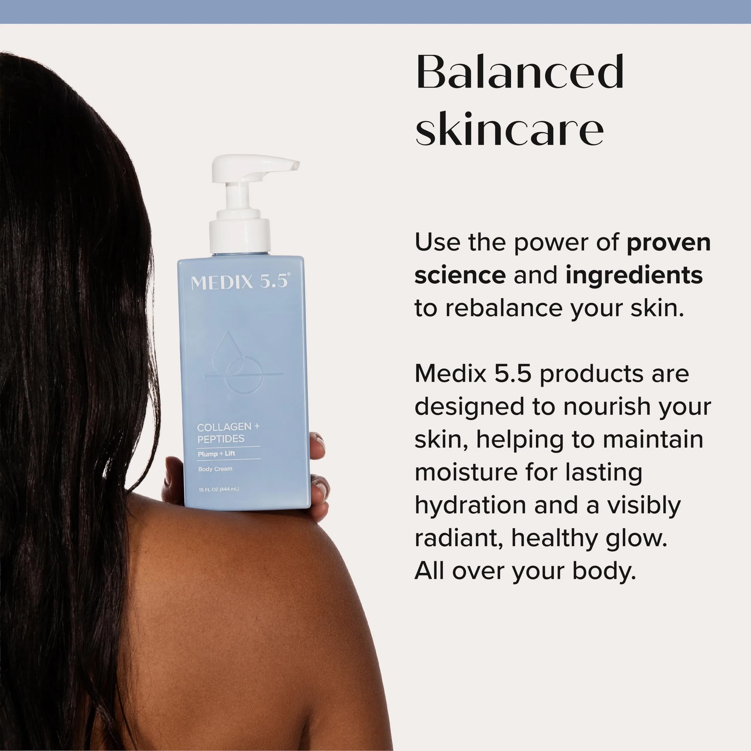 Medix 5.5 Collagen Cream Body Lotion & Face Lotion 30 fl oz (900 ml) | Tightens & Firms Skin - view 5