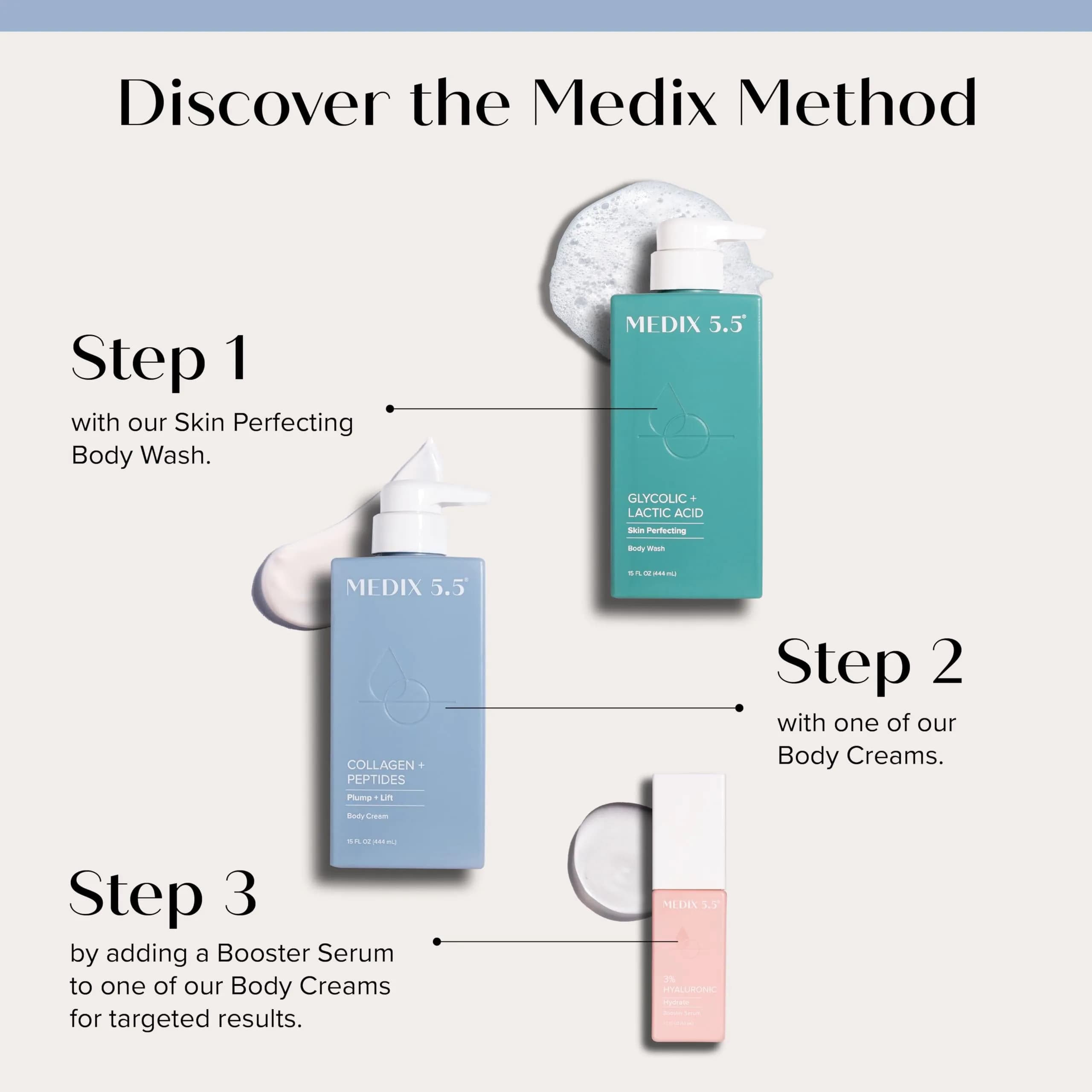 Medix 5.5 Collagen Cream Body Lotion & Face Lotion 30 fl oz (900 ml) | Tightens & Firms Skin - view 7