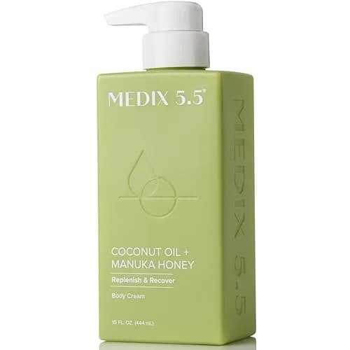 Medix 5.5 Coconut Oil & Manuka Honey Cream | 15 Fl Oz | Anti-Aging Body Moisturizer for Dry Skin thumbnail 1