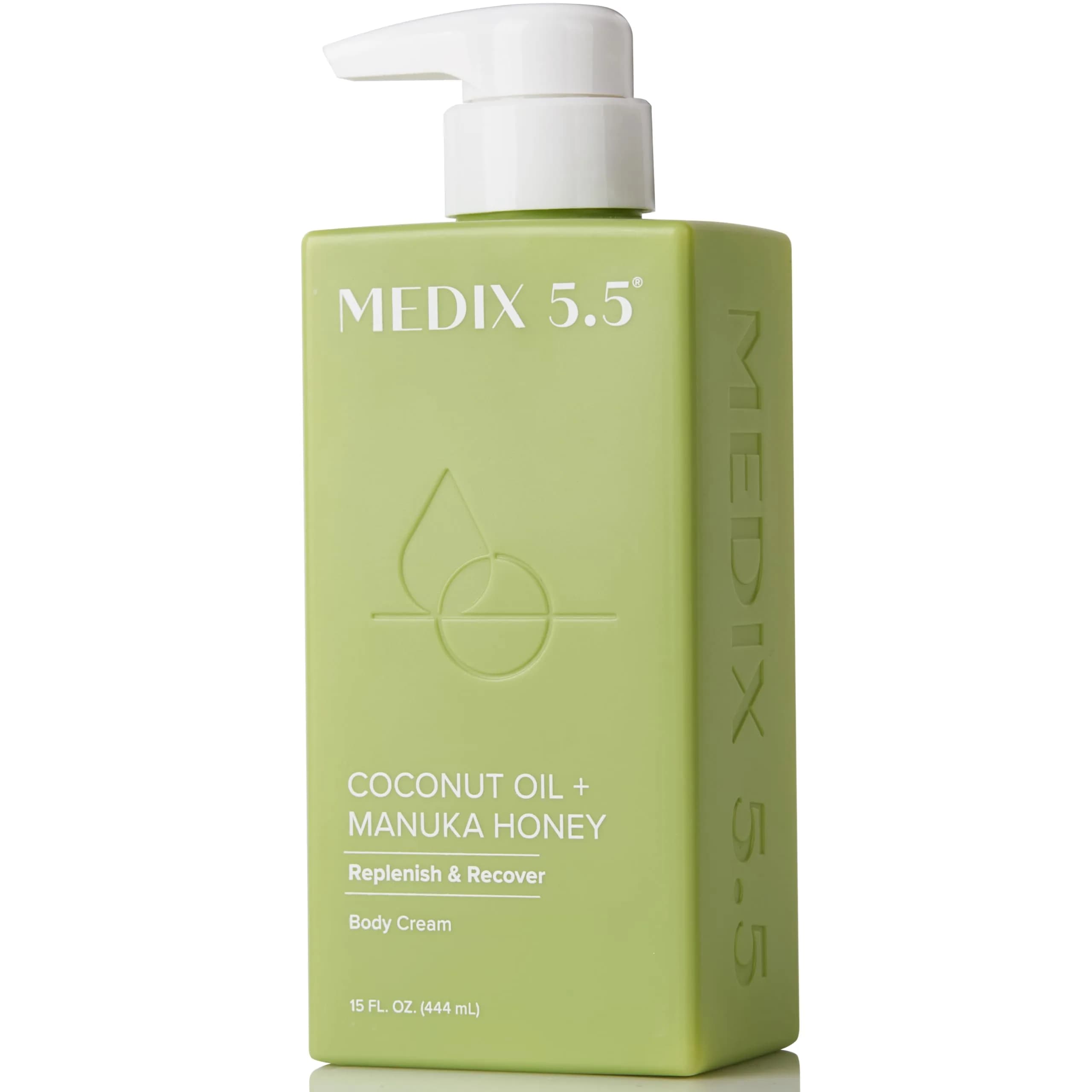 Medix 5.5 Coconut Oil & Manuka Honey Cream | 15 Fl Oz | Anti-Aging Body Moisturizer for Dry Skin — 6 - Coconut Oil + Manuka Honey Cream / 15 Fl Oz