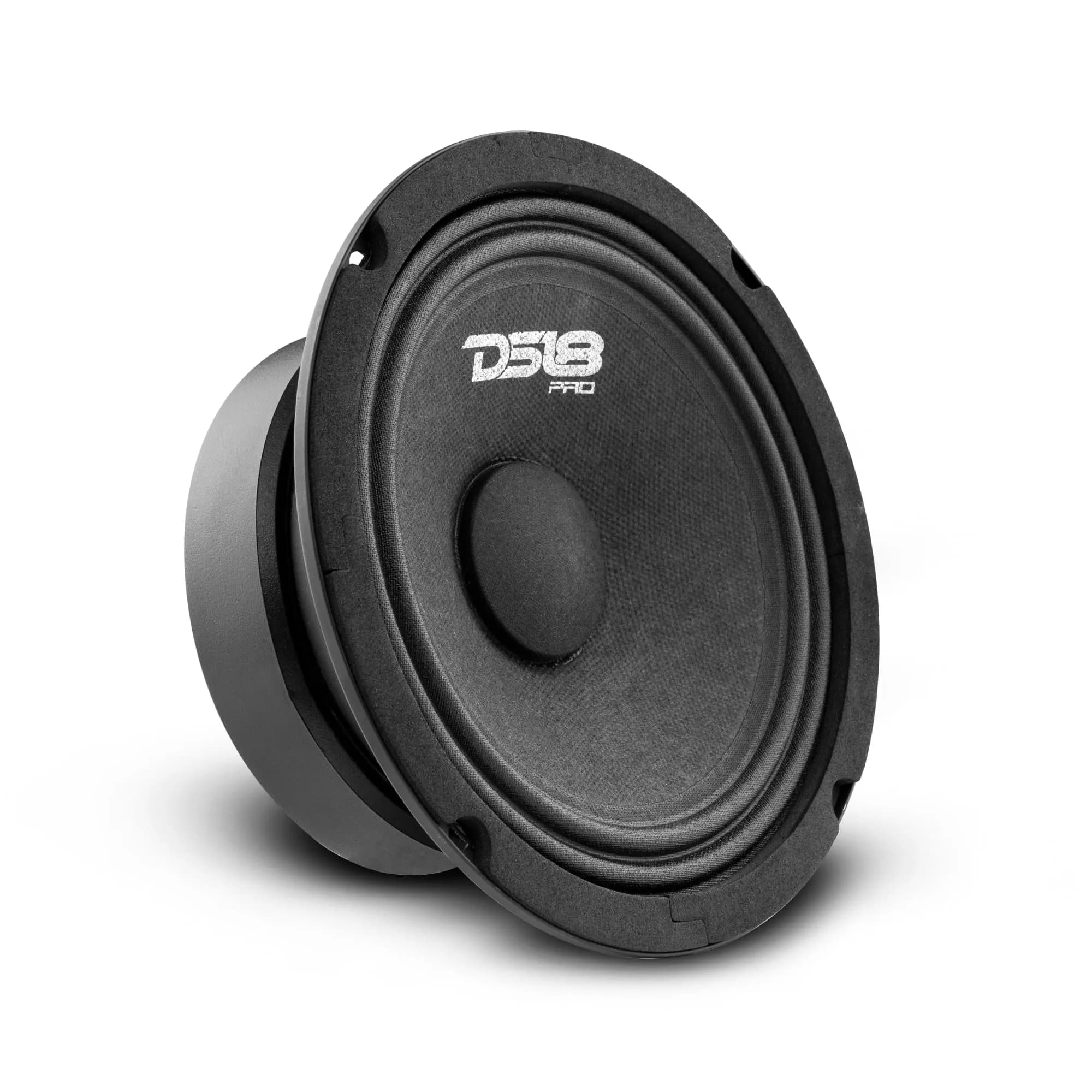 DS18 PRO-GM6 6.5" Midrange Loudspeaker 8 Ohm | 480W Max Power, 140W RMS, Premium Car Audio