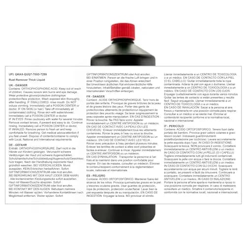 JENOLITE Rust Remover Liquid 34 Fl Oz | Fast Acting, Industrial Strength, No Rinse, UK Brand thumbnail 8