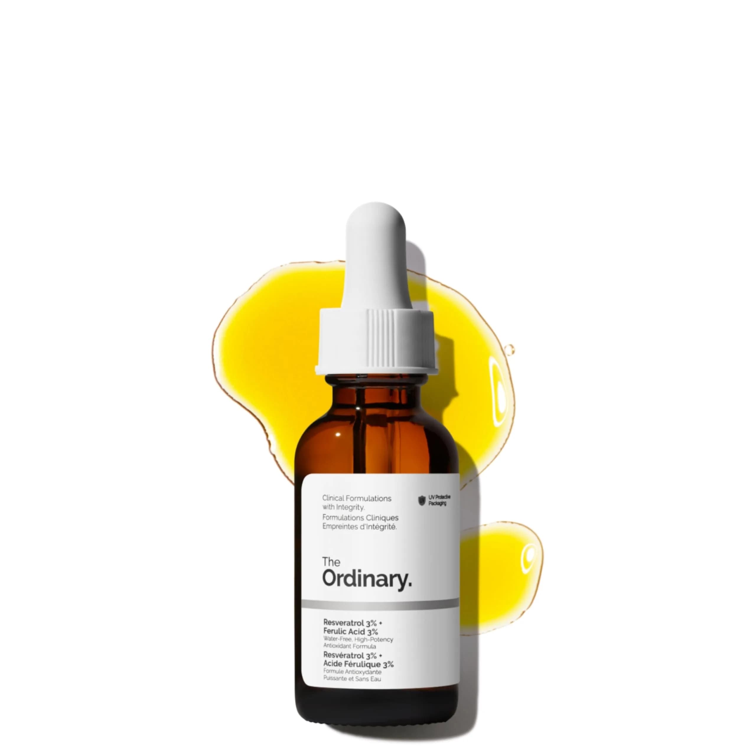 The Ordinary Resveratrol 3% + Ferulic Acid 3% Antioxidant Serum 30ml (1 Fl Oz) | Targets Signs of Aging with Potent Antioxidants