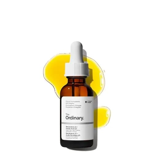 The Ordinary Resveratrol 3% + Ferulic Acid 3% Antioxidant Serum 30ml (1 Fl Oz) | Targets Signs of Aging with Potent Antioxidants thumbnail 1