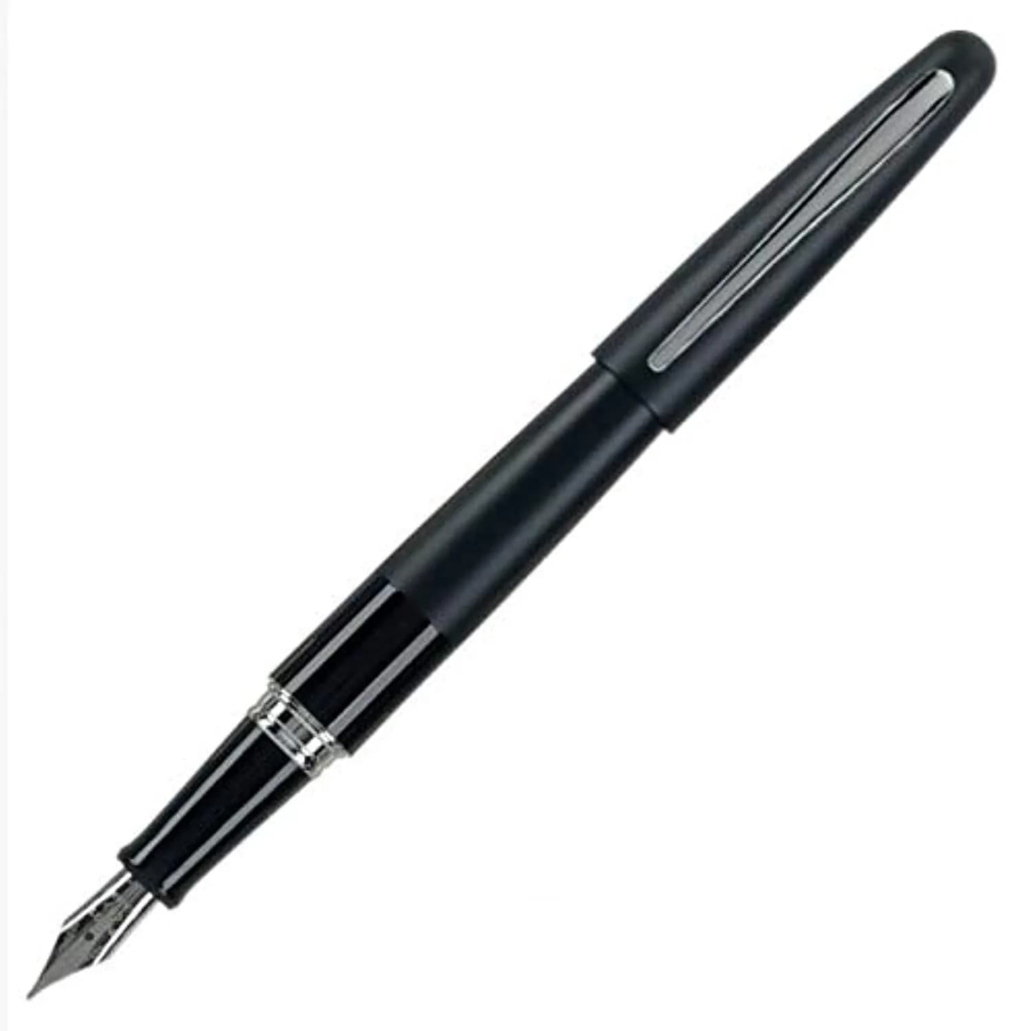 Pilot Metropolitan Fountain Pen, Black, 1.0mm Stub nib | Classic Style & Comfort — Blue/Pink/Black