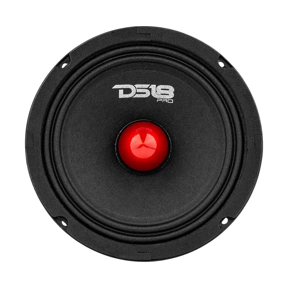 DS18 PRO-GM6B 6.5" Midrange Loudspeaker | 480W Max, 140W RMS, 8 Ohms, Red Aluminum Bullet thumbnail 4