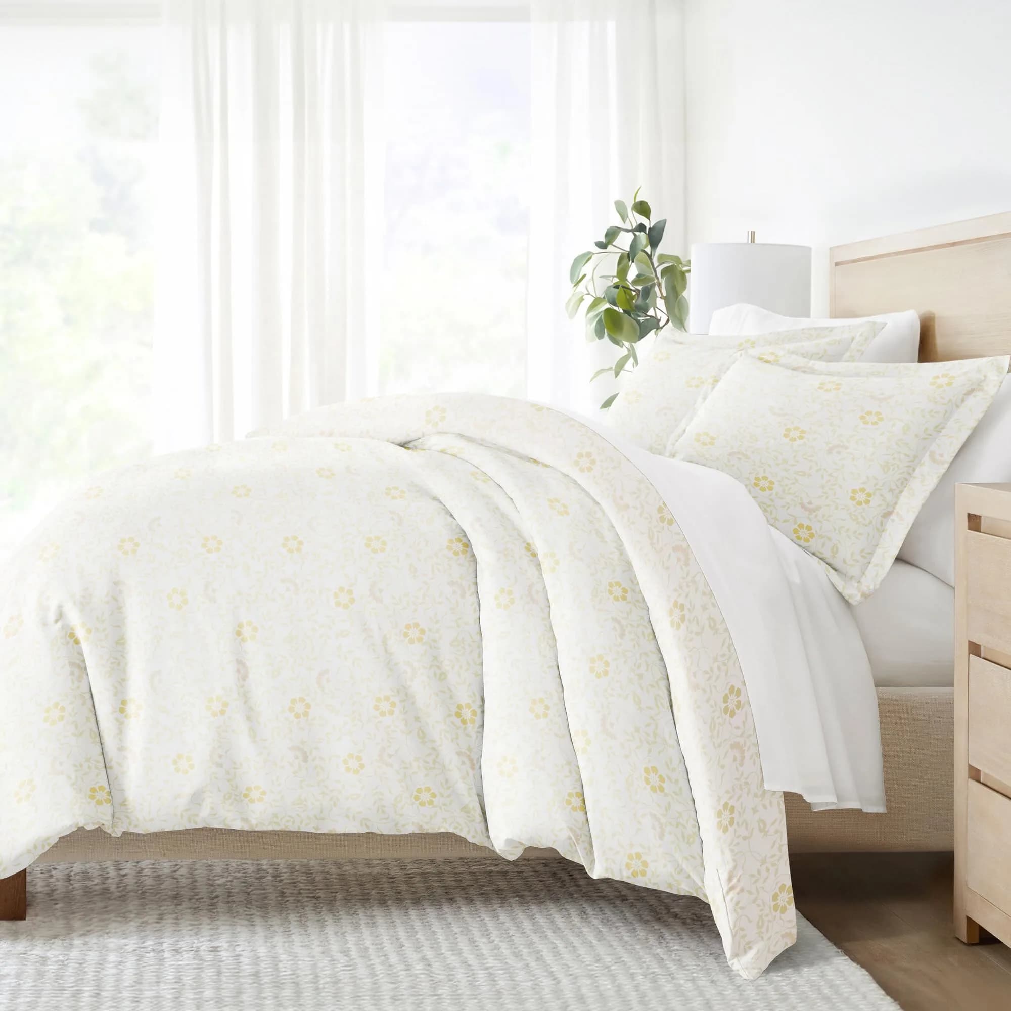 Linen Market White Duvet Cover Queen Size | Hotel-Like Comfort & Softness (70-120 chars) - main product image