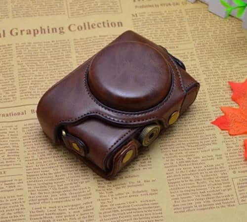 ENJOY-UNIQUE PU Leather Camera Case for Sony RX100 Series Cameras | Coffee thumbnail 5