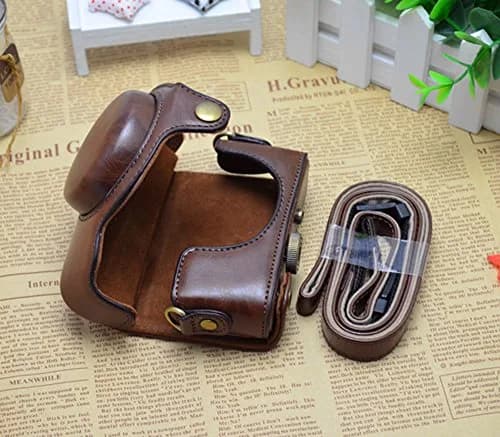 ENJOY-UNIQUE PU Leather Camera Case for Sony RX100 Series Cameras | Coffee thumbnail 6