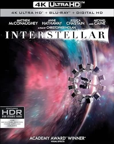 Paramount Interstellar 4K UHD + Blu-ray + Digital | Sci-Fi Space Epic (169 min) thumbnail 1