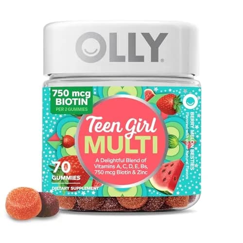 OLLY Teen Girl Multi Gummy Vitamins | 70 Count (35 Day Supply) thumbnail 1