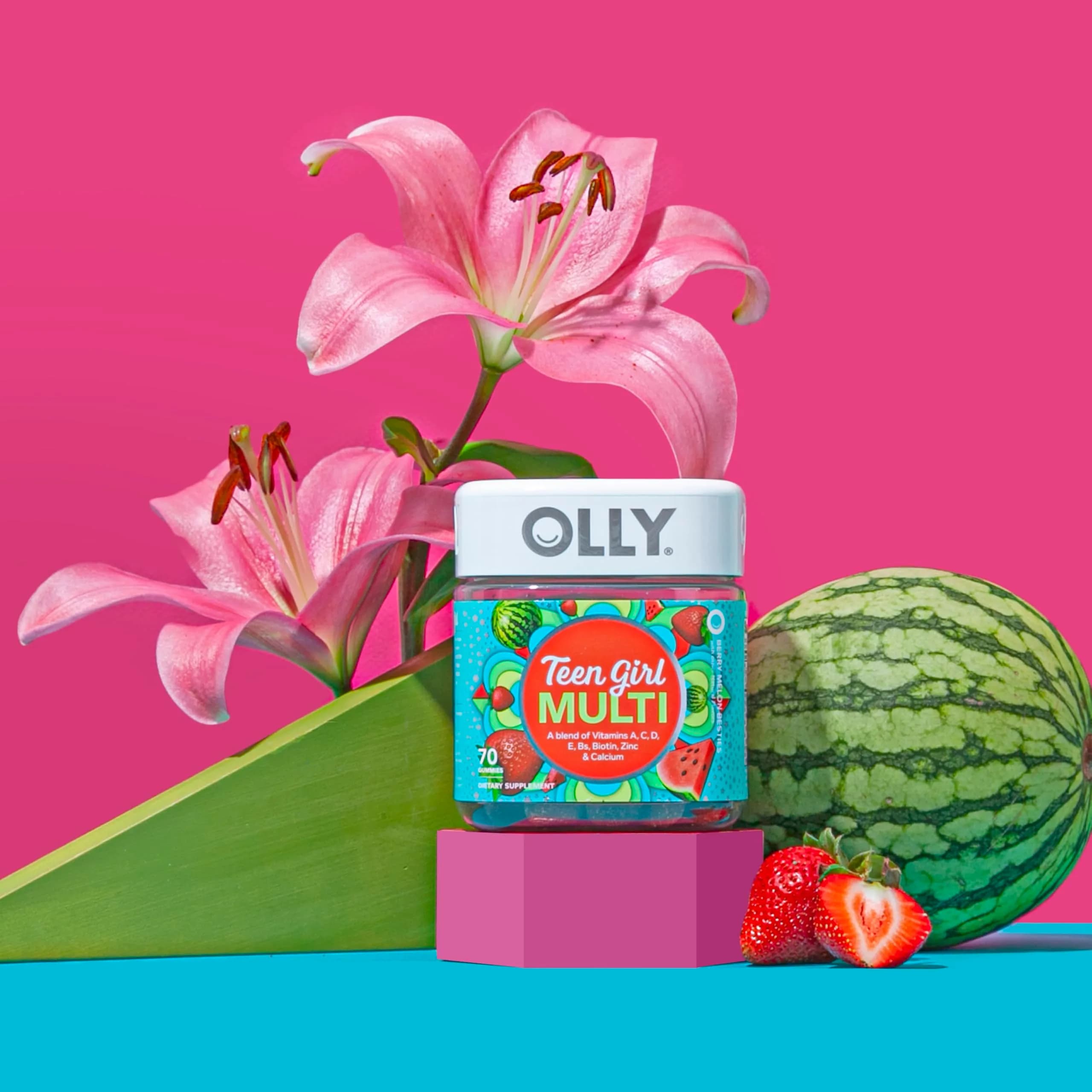 OLLY Teen Girl Multi Gummy Vitamins | 70 Count (35 Day Supply) - view 5
