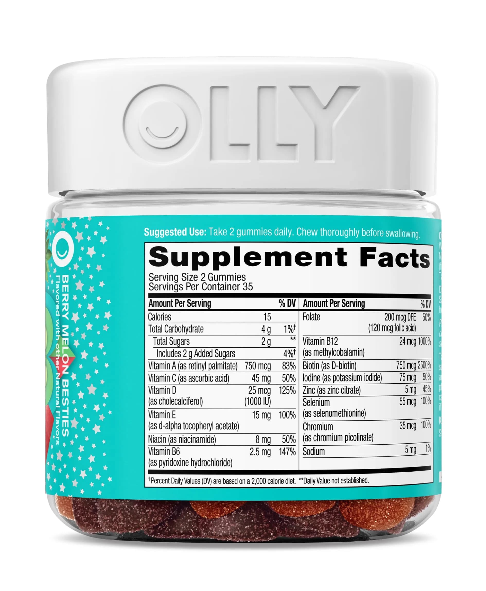 OLLY Teen Girl Multi Gummy Vitamins | 70 Count (35 Day Supply) - view 8