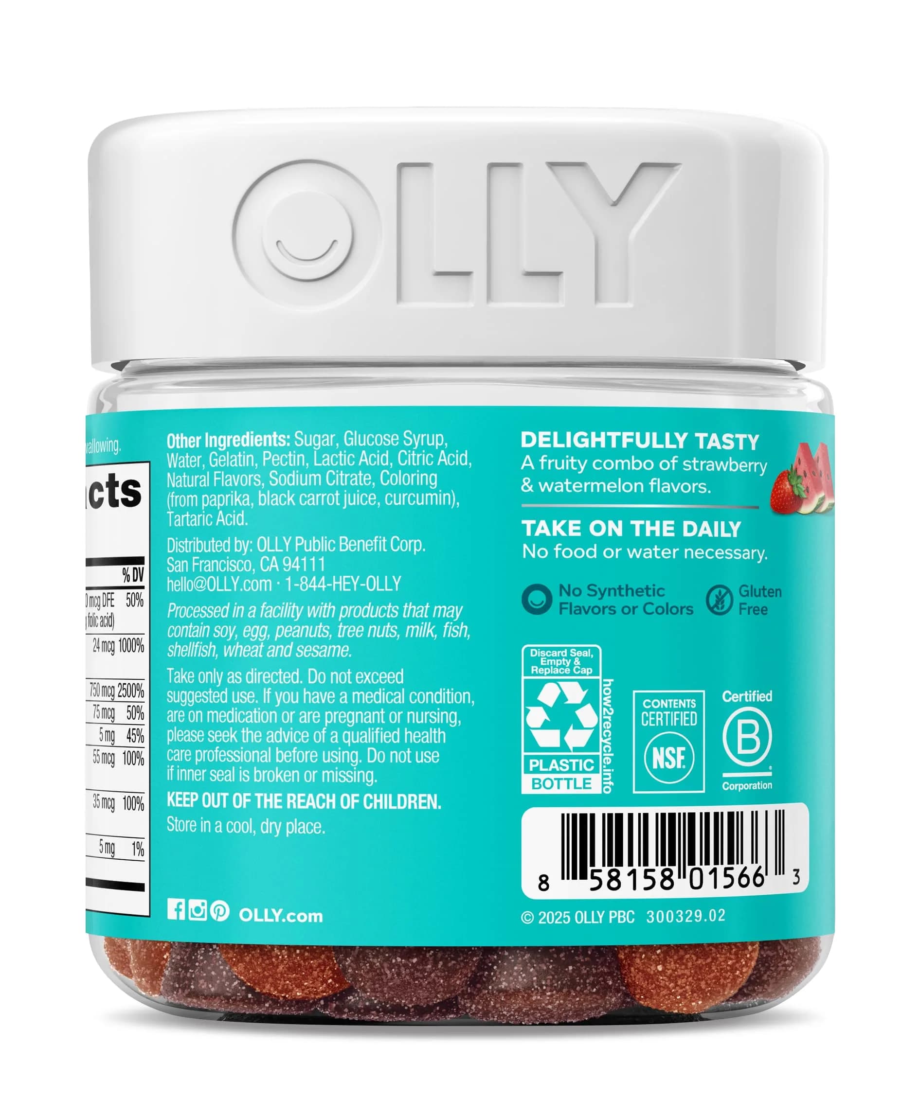 OLLY Teen Girl Multi Gummy Vitamins | 70 Count (35 Day Supply) - view 9