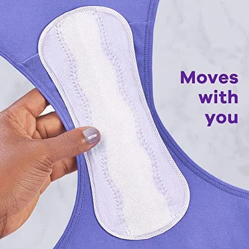 Always Panty Liners for Women Anti-Bunch Xtra Protection Daily Liners, Long, Unscented, 136 Count | Reliable Light Flow & Discharge thumbnail 3