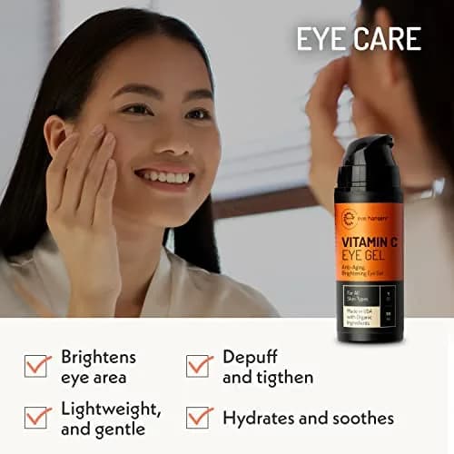 Eve Hansen Vitamin C Eye Gel for Dark Circles & Puffiness 1 oz Brightening Anti-Aging thumbnail 4