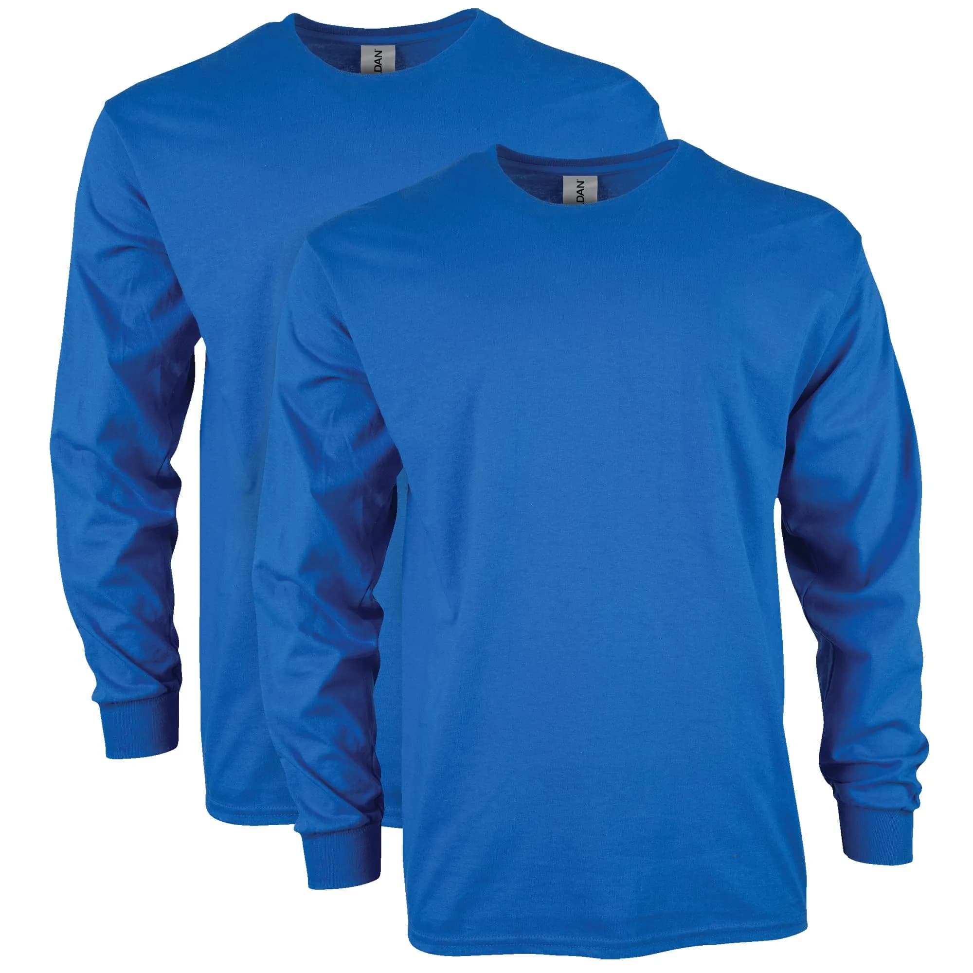 Gildan Men's Ultra Cotton Long Sleeve T-Shirt 5X-Large | Heavyweight Classic Fit for Daily Wear — Royal / XX-Large
