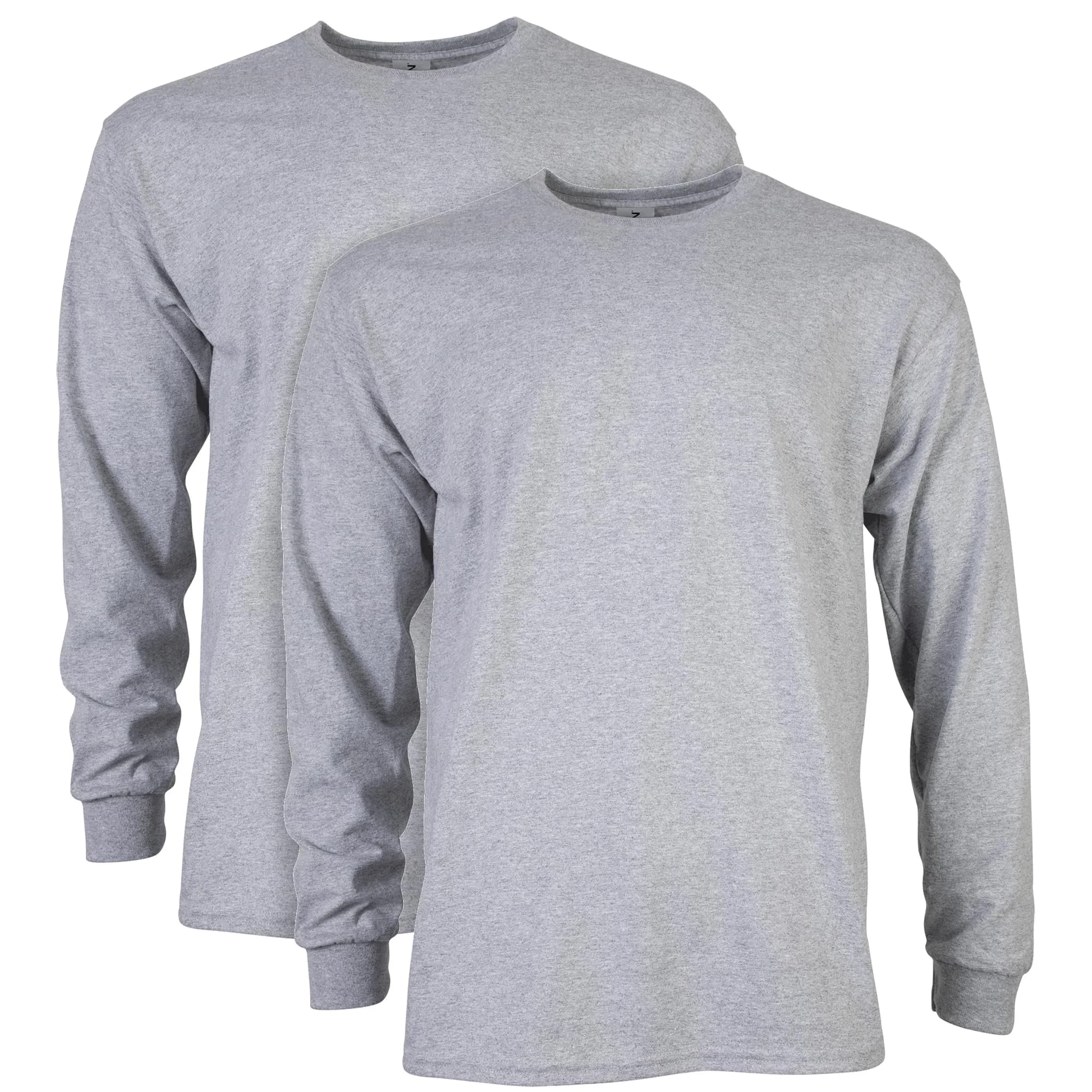 Gildan Men's Ultra Cotton Long Sleeve T-Shirt 5X-Large | Heavyweight Classic Fit for Daily Wear — Sport Grey / 3X-Large