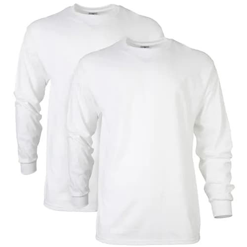 Gildan Ultra Cotton Long Sleeve T-Shirt X-Large | Classic Heavyweight Cotton for Daily Wear thumbnail 1