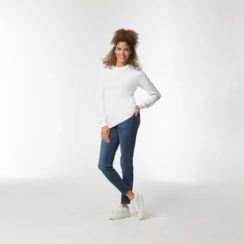 Gildan Ultra Cotton Long Sleeve T-Shirt X-Large | Classic Heavyweight Cotton for Daily Wear thumbnail 6