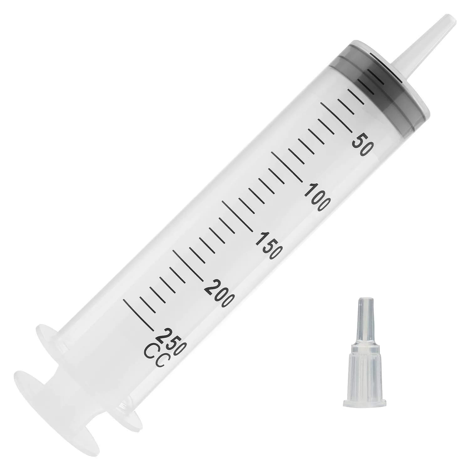 A AKRAF 250ml Extra Large Plastic Syringe | Industrial Use & Lab Experiments - main product image