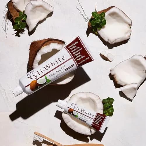 NOW Xyliwhite™ Toothpaste Gel, Coconut Oil, 6.4 oz | Fluoride-Free, Whitens & Refreshes thumbnail 3