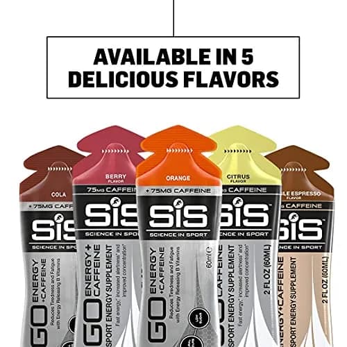 Science in Sport SIS Energy Caffeine Gels 22g | Fast Acting Carbohydrates with 150mg Caffeine for Endurance thumbnail 6