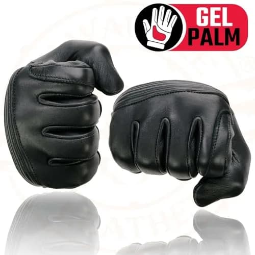 Milwaukee Leather MG7735-XL | Premium Cowhide Leather Motorcycle & Riding Gloves, X-Large thumbnail 2